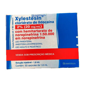 foto do anestésico xylestesin 2% cv 150000